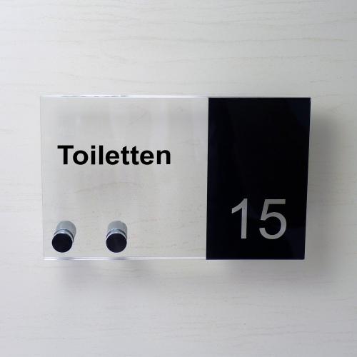 Türschild_Angebote_Toiletten_Klar_10x16cm_front