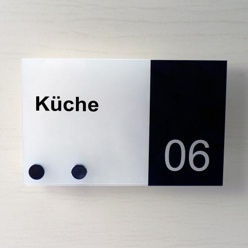 Tuerschild_Küche_sat_10x16cm_front