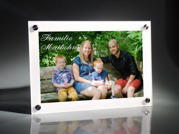 Familien Türschild mit Foto - Blanko Vorlage